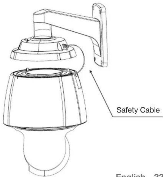 Hanwha SCP-2370RH - ◆ Fixing the installation base to the bracket - 4