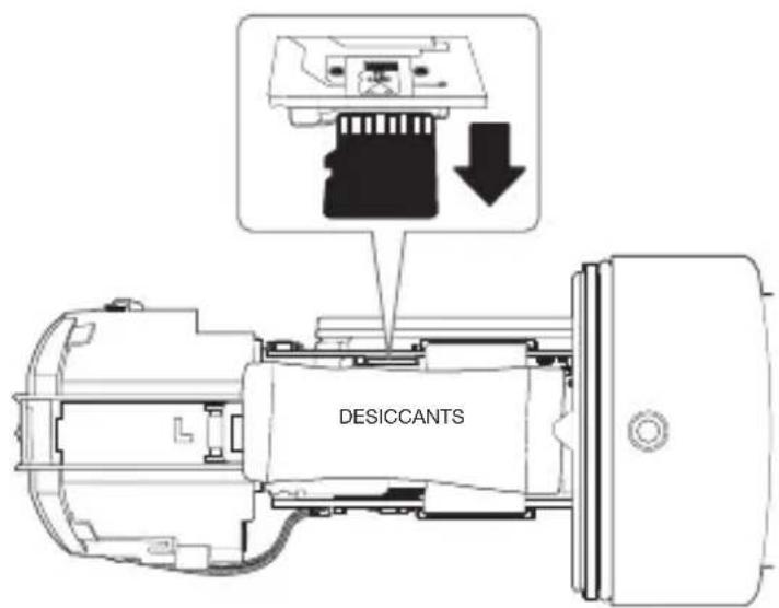 Hanwha SNV-8081R - Removing a Micro SD Memory Card - 1
