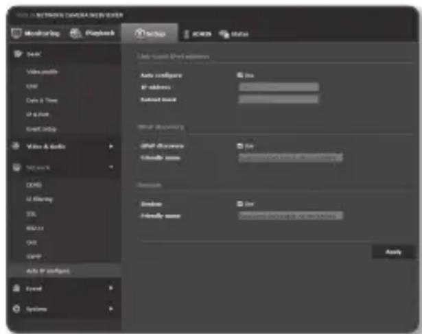 Hanwha SNV-8081R - Auto IP configure - 1