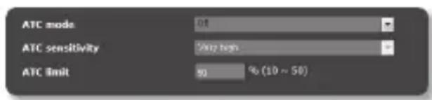 Hanwha SNV-8081R - According to your situation, set ATC (Auto Transmit Control) mode. - 1