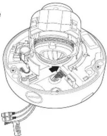 Hanwha SNV-8081R - Connecting alarm cable - 2
