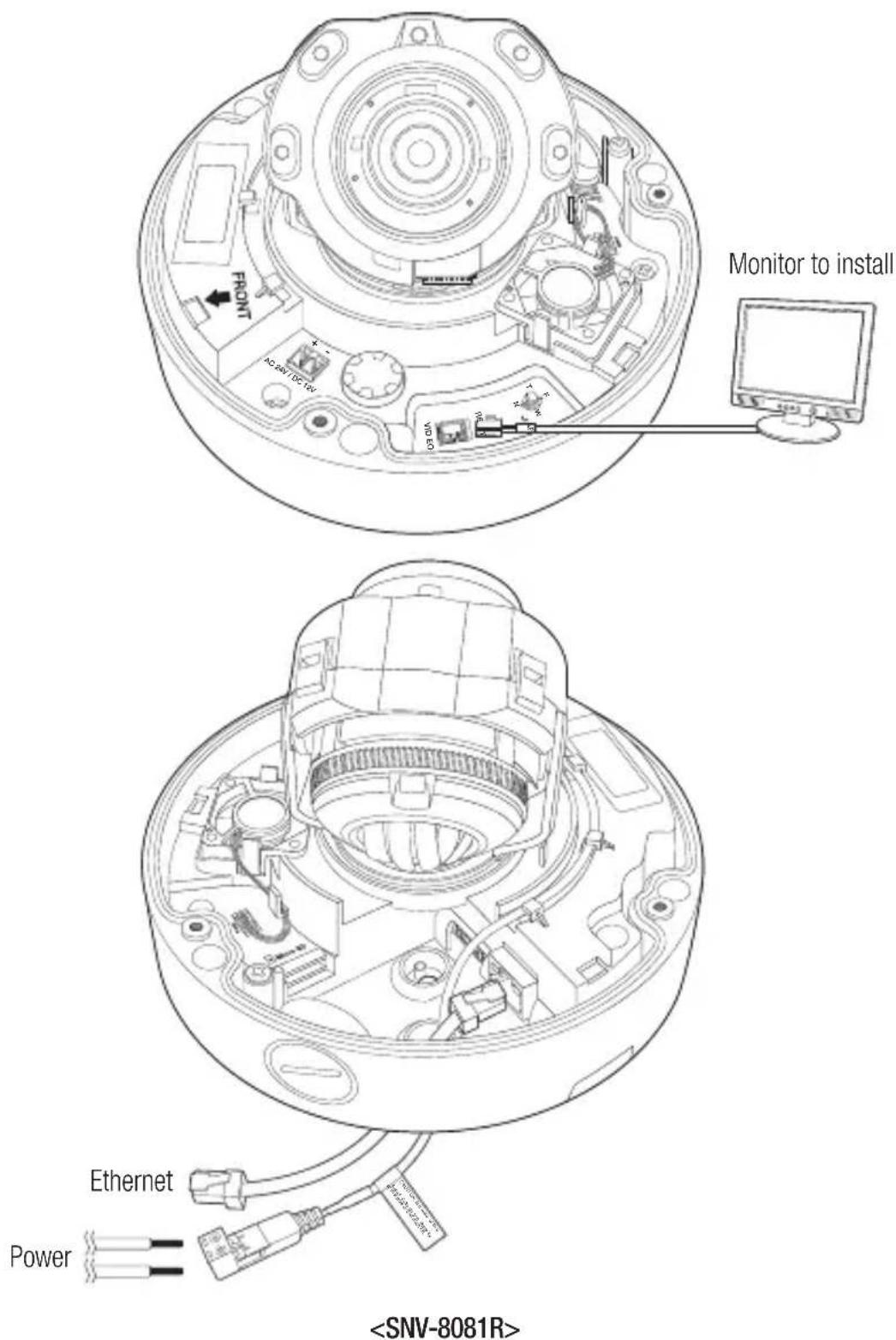 Hanwha SNV-8081R - installation &amp; connection - 1