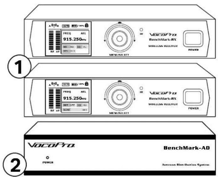 Vocopro Benchmark-Dual-HH - Voltage Selector (General Model Only) - 2