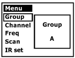 Vocopro Benchmark-Dual-HH - Receiver Menu Options - 1