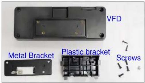 VFD Metal Bracket Plastic bracket Screws