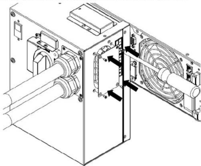 CyberPower Smart App Online OL8KRT3UHW - Step 2: Remove the terminal block cover - 4