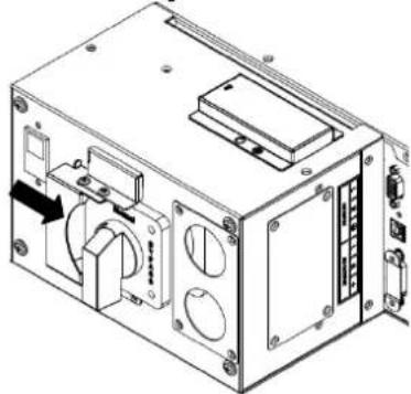 CyberPower Smart App Online OL8KRT3UHW - Step 5: Slide the Interlock Bracket to the right - 1