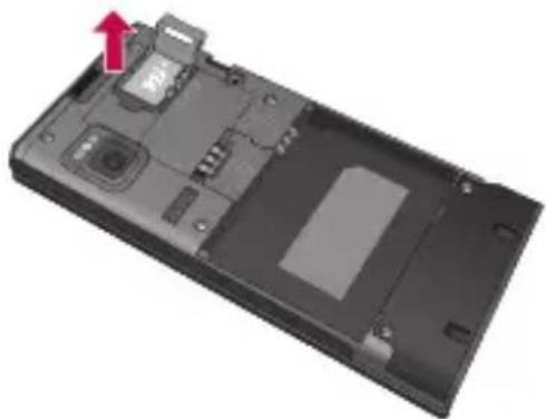 LG BL20V - 卸下电池盖,取出电池。 - 5