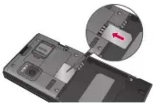 LG BL20V - 取下電池蓋和電池 - 2