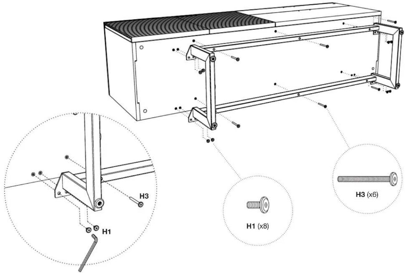 BDI Corridor 6529 - Step 2 - Build Base Assembly - 2