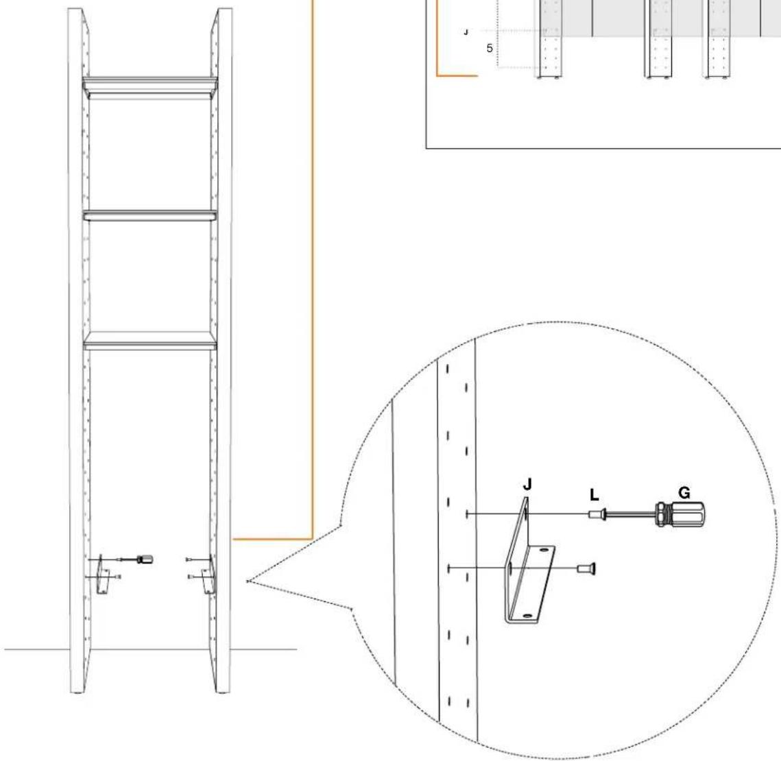 BDI Semblance 15031 - CABINET ASSEMBLY - 1