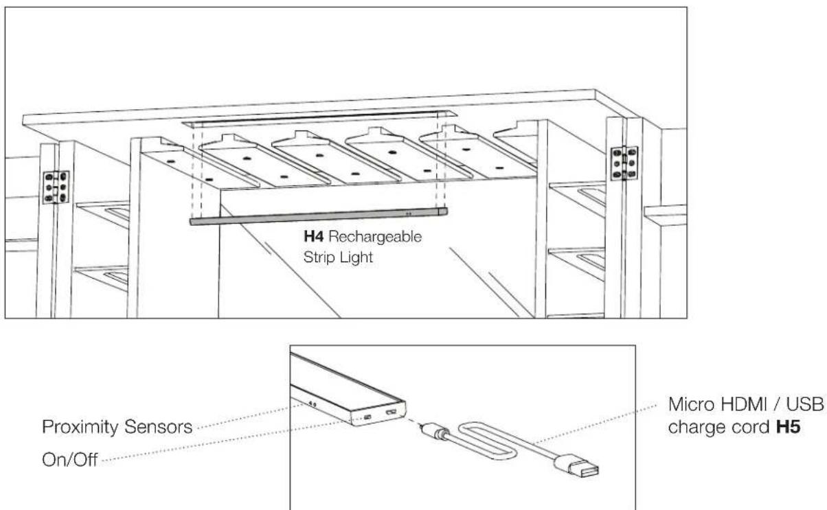 BDI Cosmo 5720 - Step 8 - Light Installation - 1