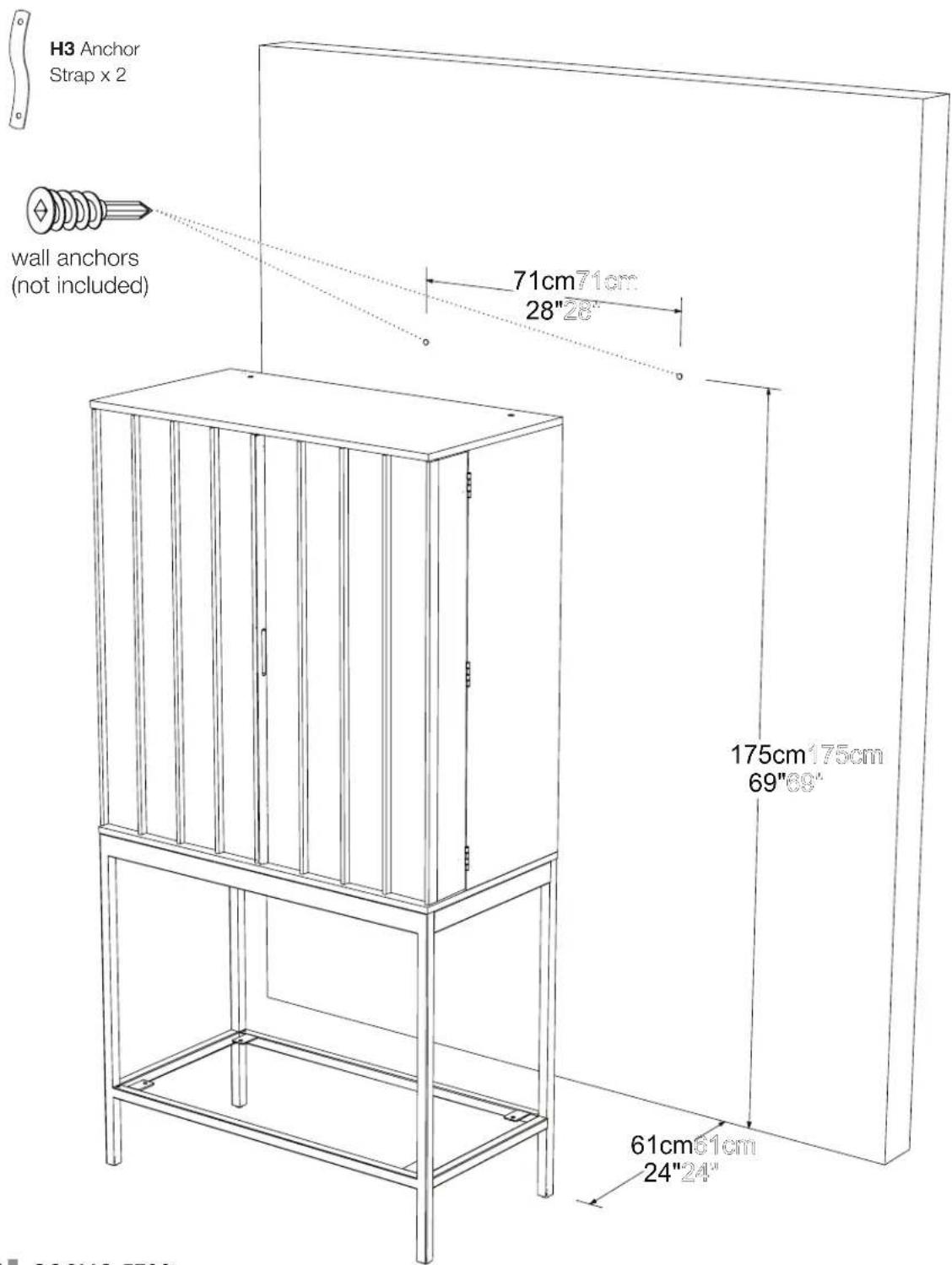 BDI Cosmo 5720 - Step 5 - Wall Preparation - 1