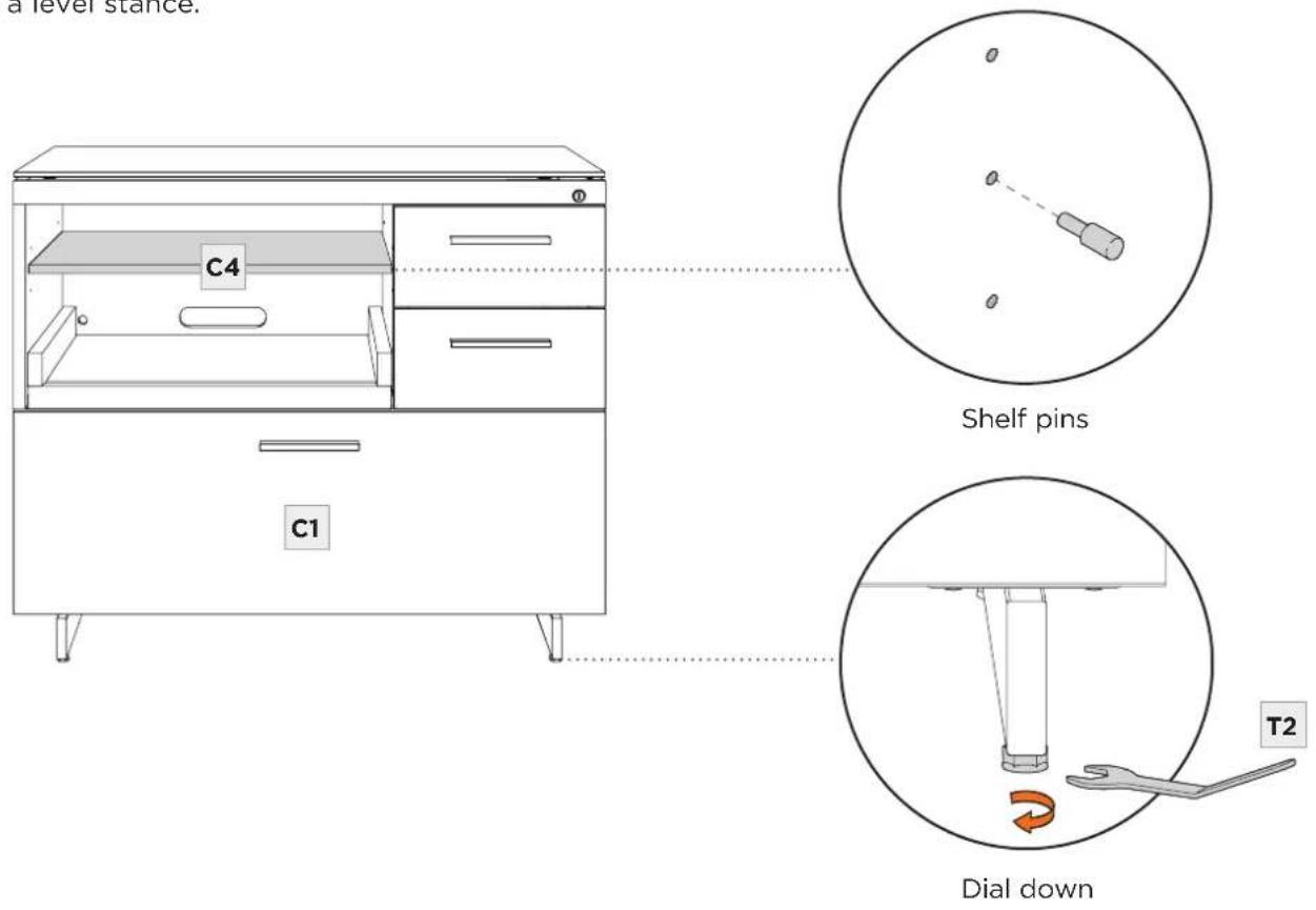BDI Sequel 20 6117 - LEVEL CABINET - 1