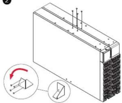 CyberPower Smart App Online BP144VL2U01 - Step 2: Attach the base stands and attach the dust covers - 2