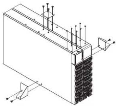 CyberPower Smart App Online BP144VL2U01 - Step 2: Attach the base stands and attach the dust covers - 3