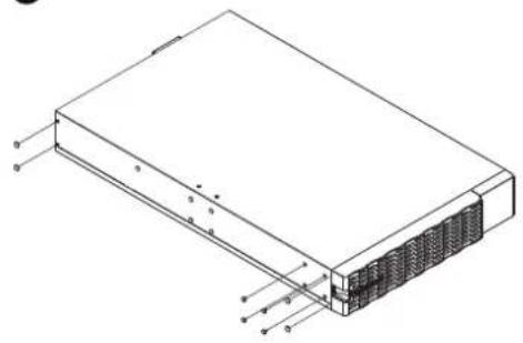 CyberPower Smart App Online BP144VL2U01 - Step 2: Attach the base stands and attach the dust covers - 1
