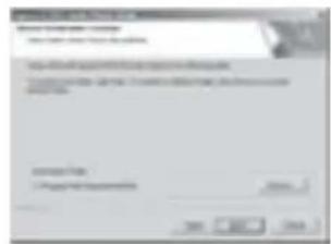 Scanned screenshot of a software dialog box with Chinese text, showing options for file path or settings.