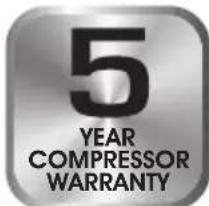 5 YEAR COMPRESSOR WARRANTY