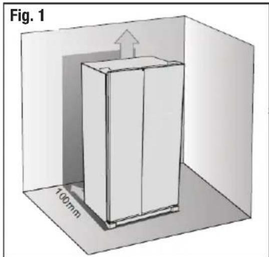 Aldi STR-H470FF - Space requirements - 1