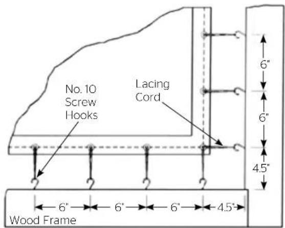 DA-LITE Lace and Grommet 40397 - Suggested Methods Of Installation - 4