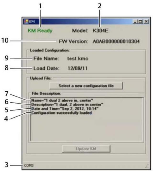 Avocent Cybex SC 920DP - Loading a KM configuration file - 1