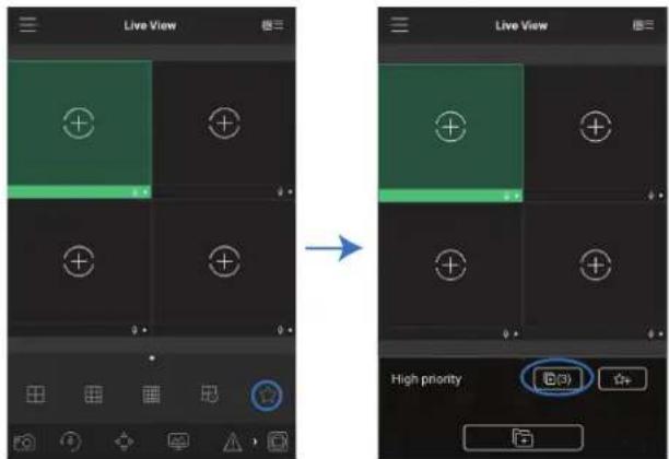 Live View Live View High priority (B)