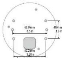 88.9 mm 3.5 in 48.0 mm 1.8 in 83.3 mm 3.28 in New: 60mm diameter