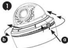 Digimerge Pinnacle DPV24TLX - INSTALLATION. INDOOR DOME (Semi-Flush Mount) - 1