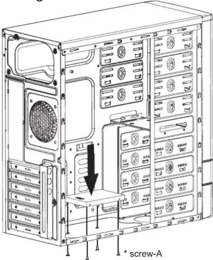 Rosewill FB-04 - Installing 2.5" HDD/SSD - 1