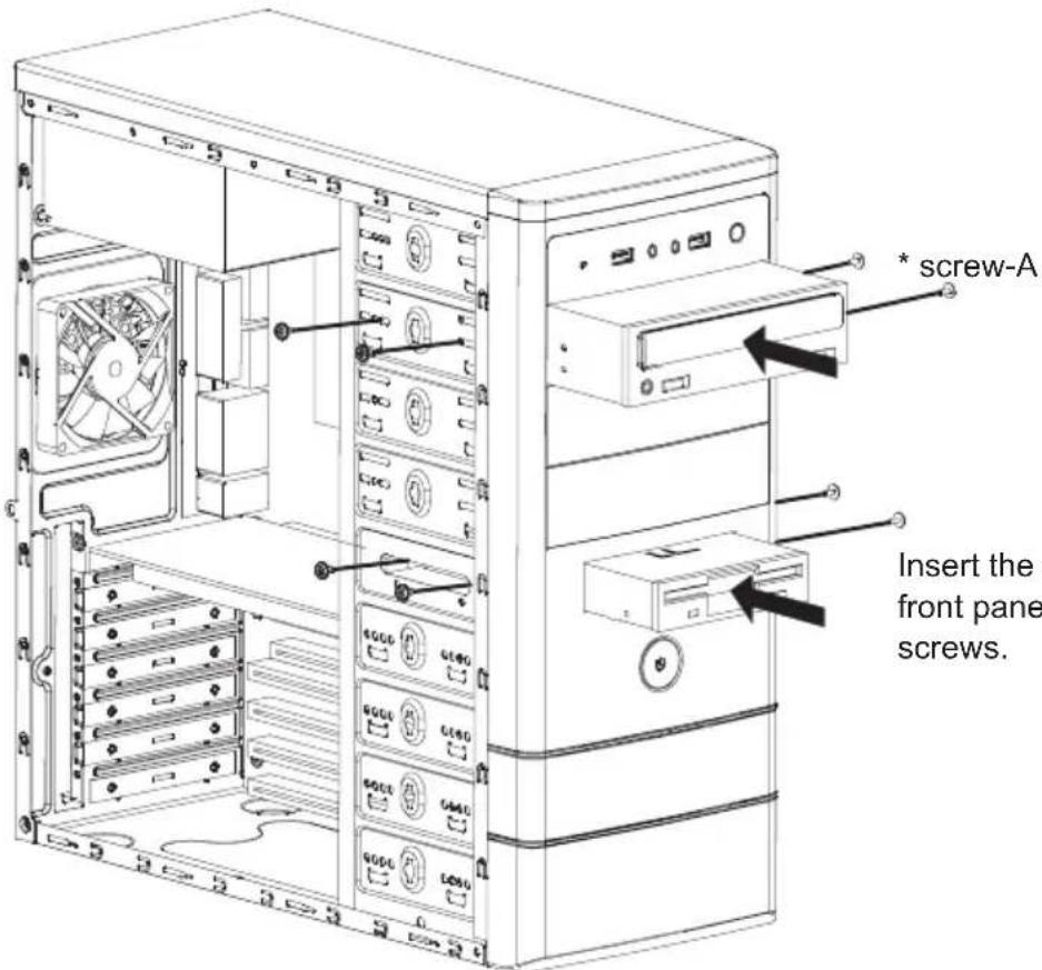 Rosewill FB-04 - Installing External 5.25"/3.5" Device - 1
