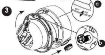 Technical diagram of a mechanical assembly with labeled parts and directional arrows indicating motion or movement.