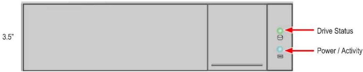 3.5" Drive Status Power / Activity