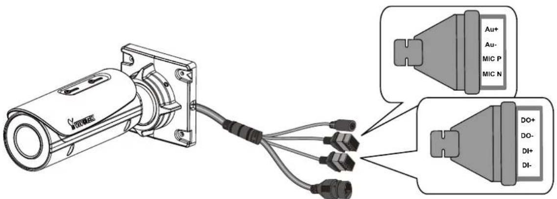 Au+ Au- MIC P MIC N DO+ DO- DI+ DI-