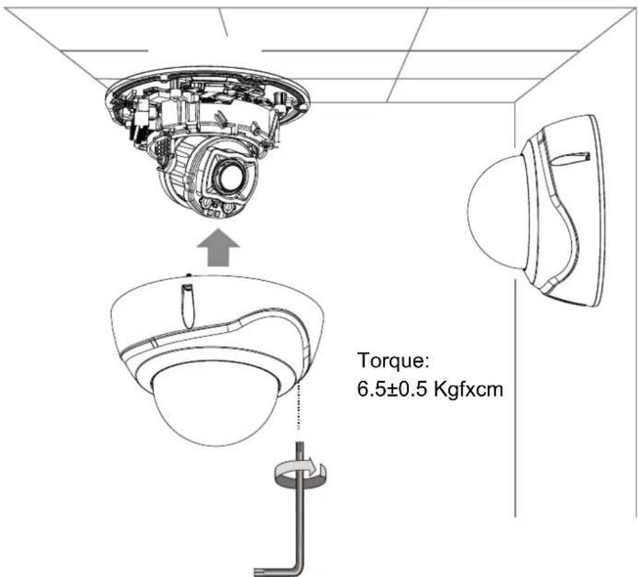 Torque: 6.5±0.5 Kgfxcm