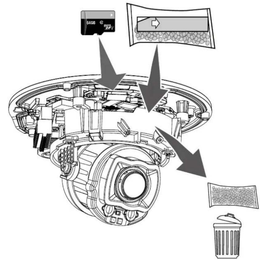 Diagram illustrating the internal structure of a device with labeled components and directional arrows indicating flow or movement.