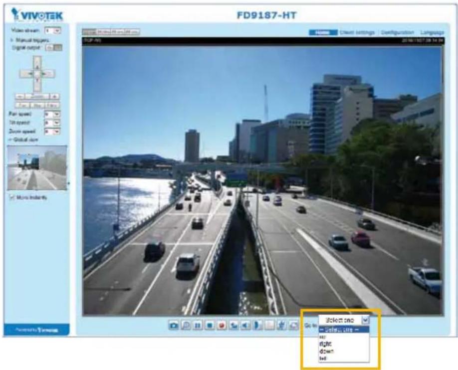 FD9187-HT Video stream Manual triggers Digital output FCF-02 Travel settings Configuration Language 2016/11/2017 (24:14:04) Main Infinity Select one — default site — H: right down bad