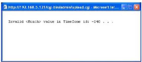 Invalid value in TimeZone id: -240 . . .