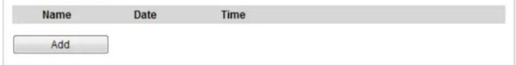 Name Date Time Add