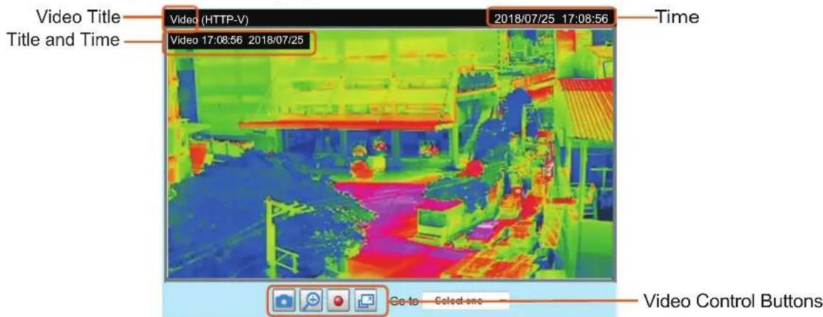 Video Title Title and Time Video (HTTP-V) 2018/07/25 17:08:56 Video 17:08:56 2018/07/25 Time Go to Select one Video Control Buttons