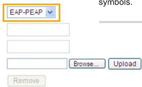 EAP-PEAP Browse... Upload Remove
