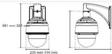 391 mm 321 mm 205 mm 316 mm