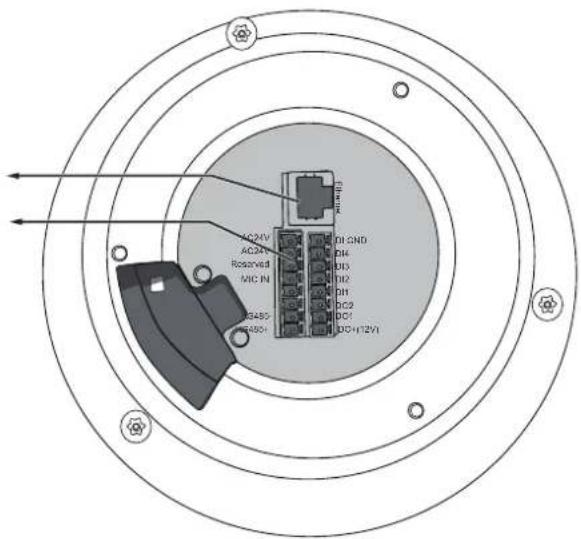 AC24V AC24V Reserved MIC IN DC3450 DC3500 DI CND DI6 DI3 DI2 DI1 DC2 DC1 DC+12V1