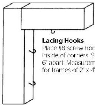 DA-LITE Lace And Grommet 81326 - Bolting Frames - 1