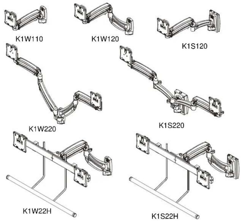 Chief Kontour K1W110 - INSTALLATION INSTRUCTIONS - 1
