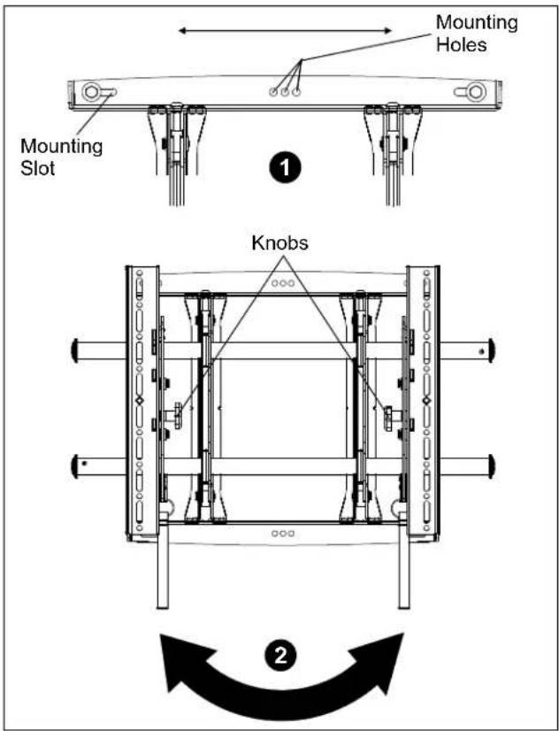 Mounting Holes Mounting Slot Knobs 2