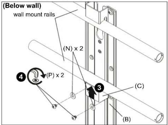 Chief Fusion FCA810HS - Attaching Shelf to Wall Mount - 3