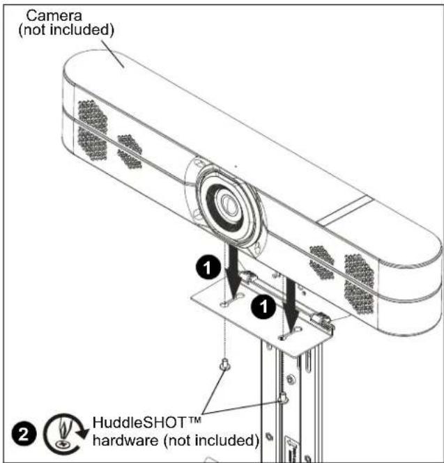 Chief Fusion FCA810HS - Installing Camera (not included) - 3