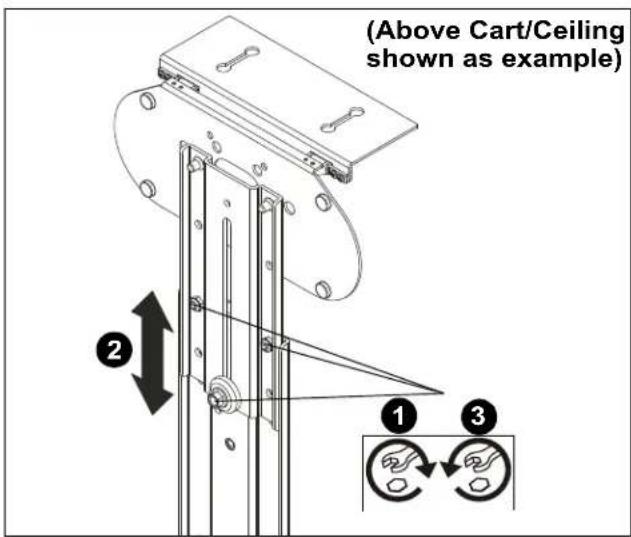 Chief Fusion FCA810HS - Height Adjustment - 1