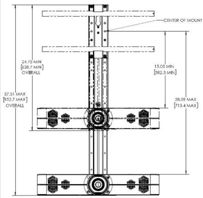 Chief Fusion FCA810HS - DIMENSIONS - 1